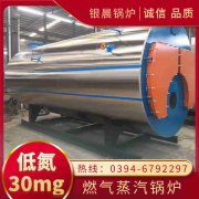 3吨低氮冷凝蒸汽锅炉银晨锅炉